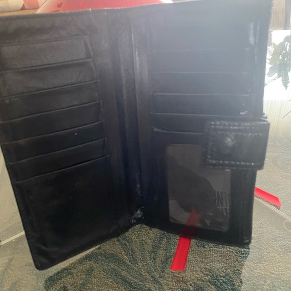 Michael Kors Handbags - Black Leather with gold hardware wallet!